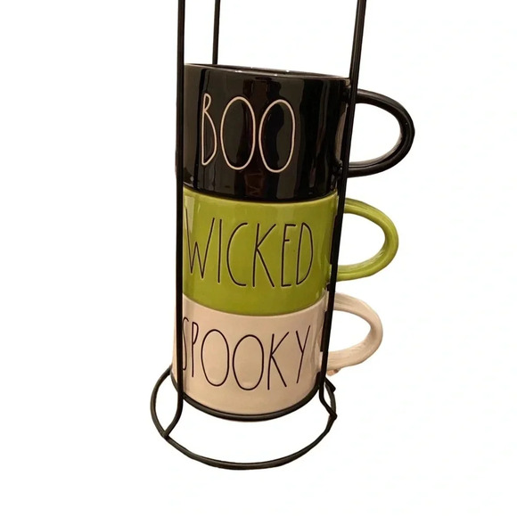 Rae Dunn Halloween Edition Mugs Set Of 3 - Picture 5 of 5